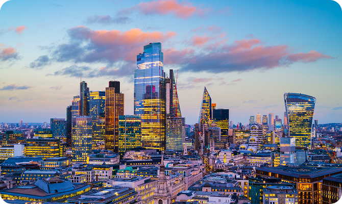 London skyline