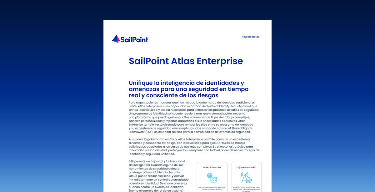 SailPoint Atlas Enterprise