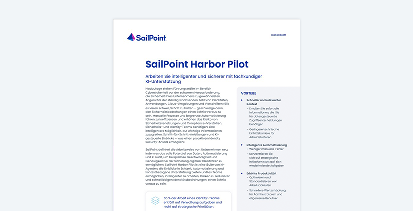 Datenblatt zu Harbor Pilot