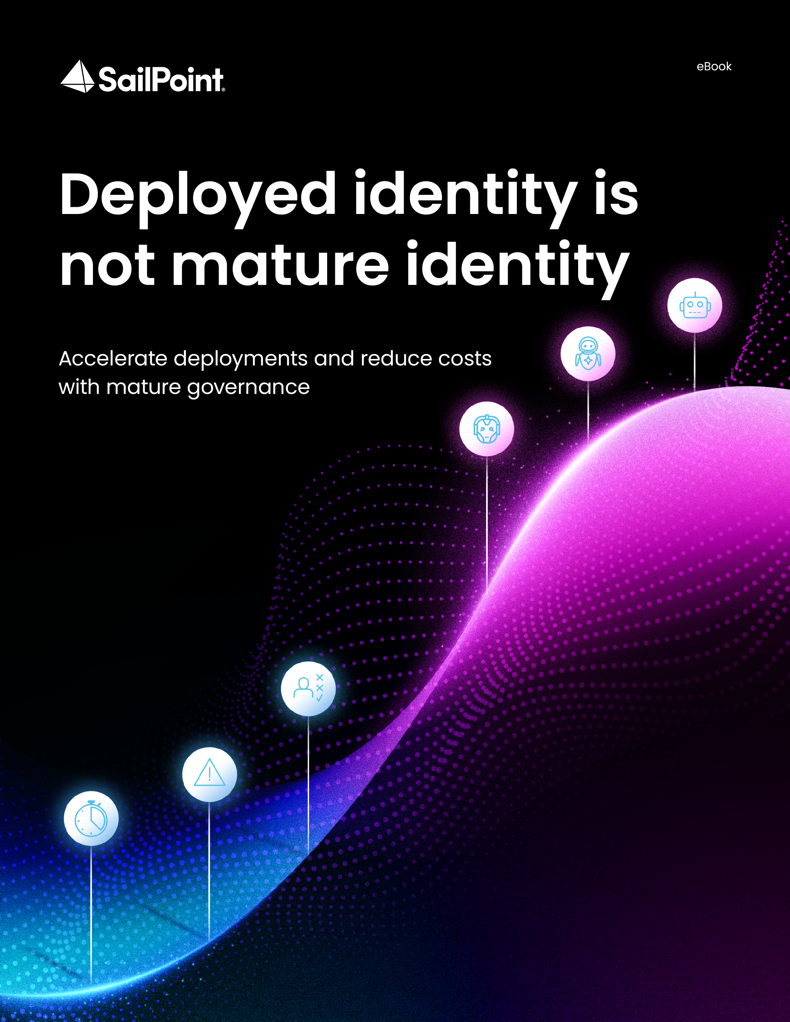 Cover of the SailPoint ebook Deployed identity is not mature identity