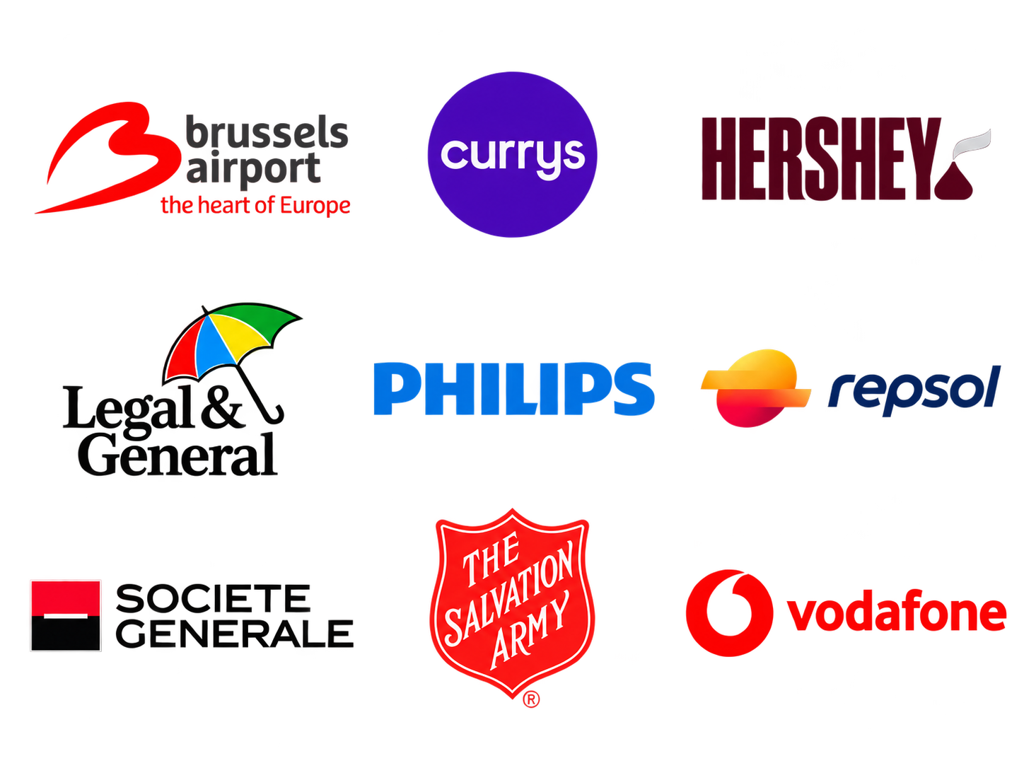 Matrix of current SailPoint customer logo