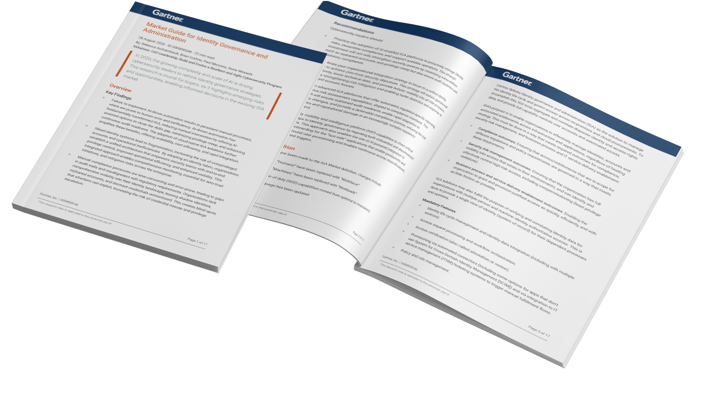 Preview of 2026 Market Guide for Identity Governance and Administration