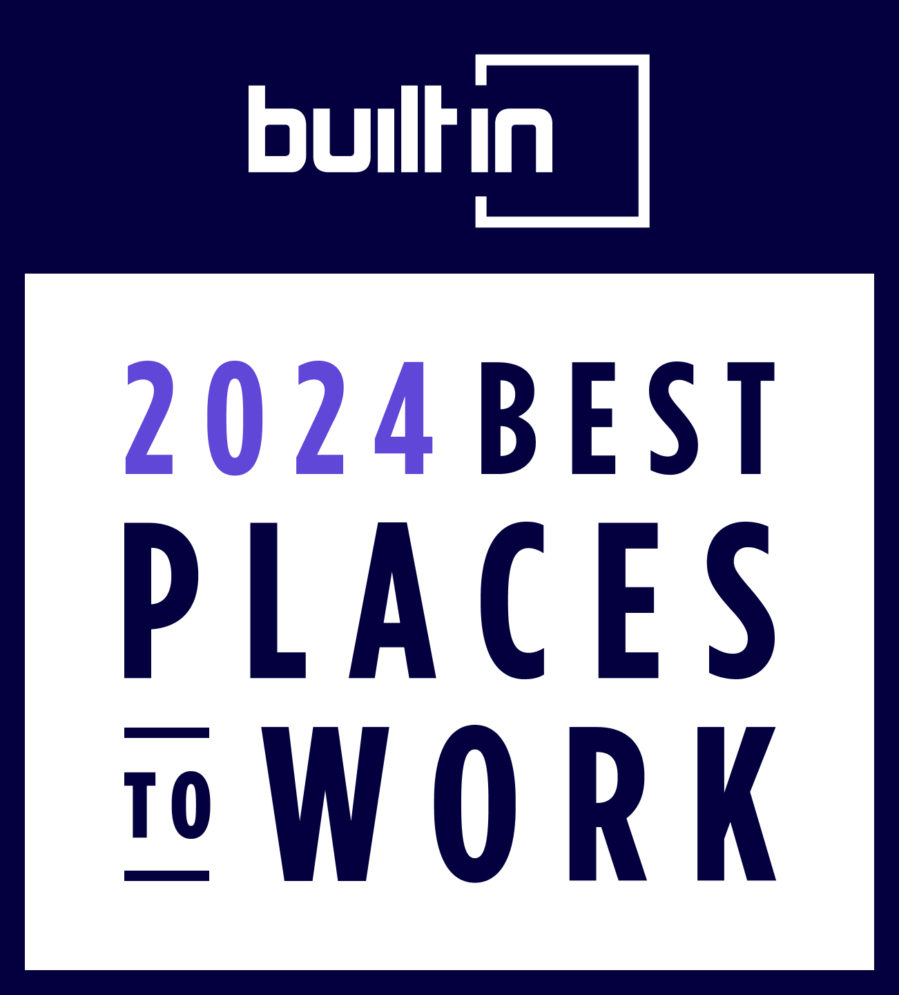 Builtin badget - 2024 Best Places to Work