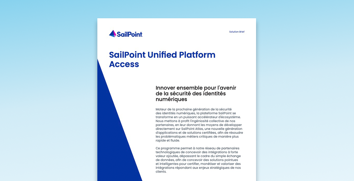 Unified Platform Access resource thumbnail with abstract wave design