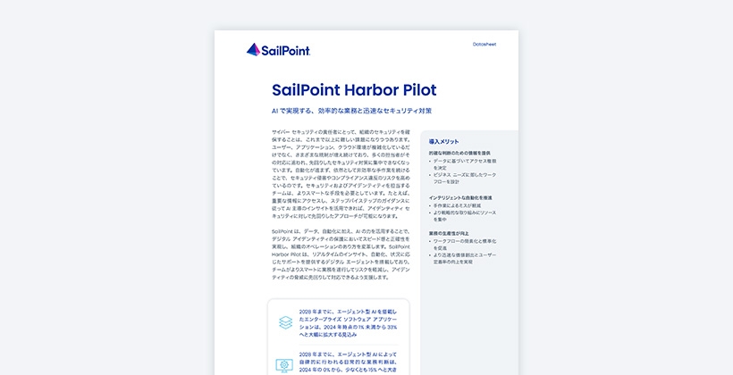SailPoint Harbor Pilot