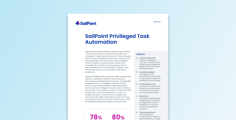 Privileged Task Automation datasheet