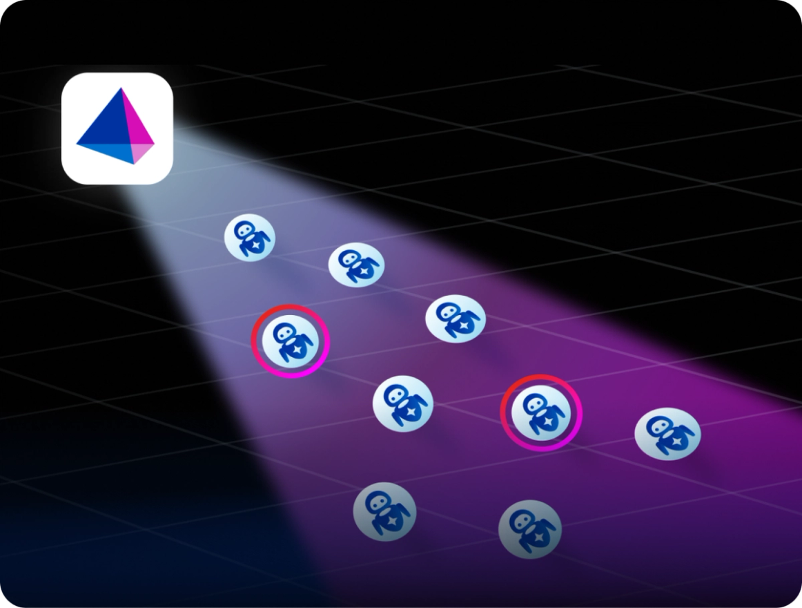 SailPoint logo illuminating agents