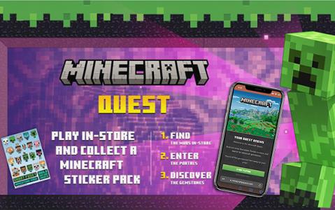 Minecraft Quest WebAR Retail Activation