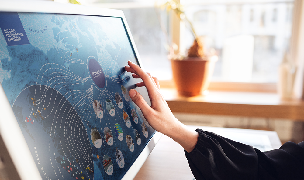 Ocean Networks Canada - Interactive Touchscreen