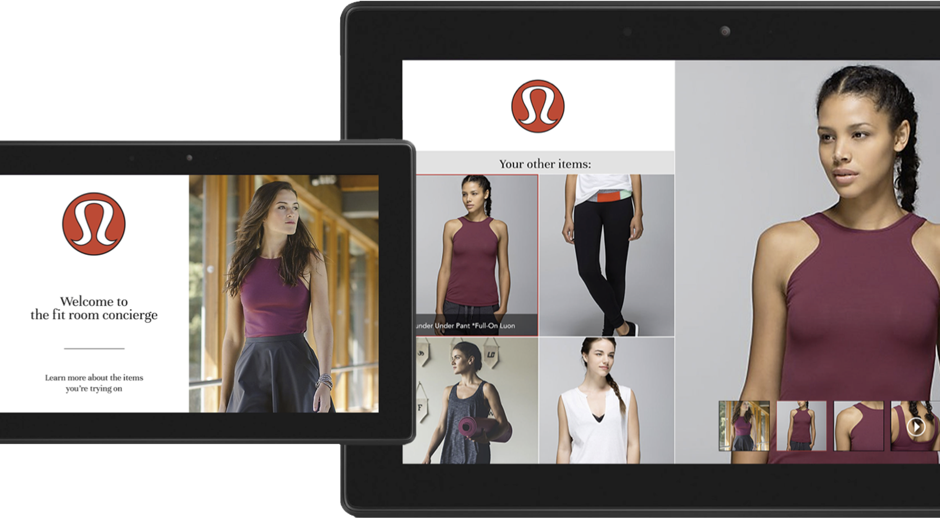 Lululemon Interactive Fitting Room Experience