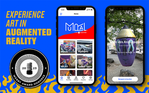 MURAL Festival Mobile App featuring AR Urban Art