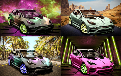 NFT Project for Tesla 3 Raffle