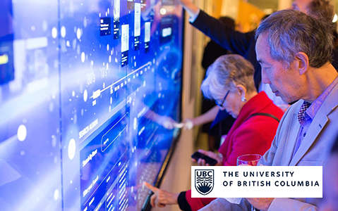University of British Columbia Alumni Centre Interactive Wall
