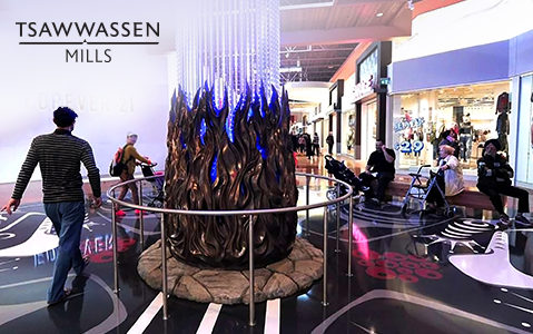 Tsawwassen Mills Digital Installations