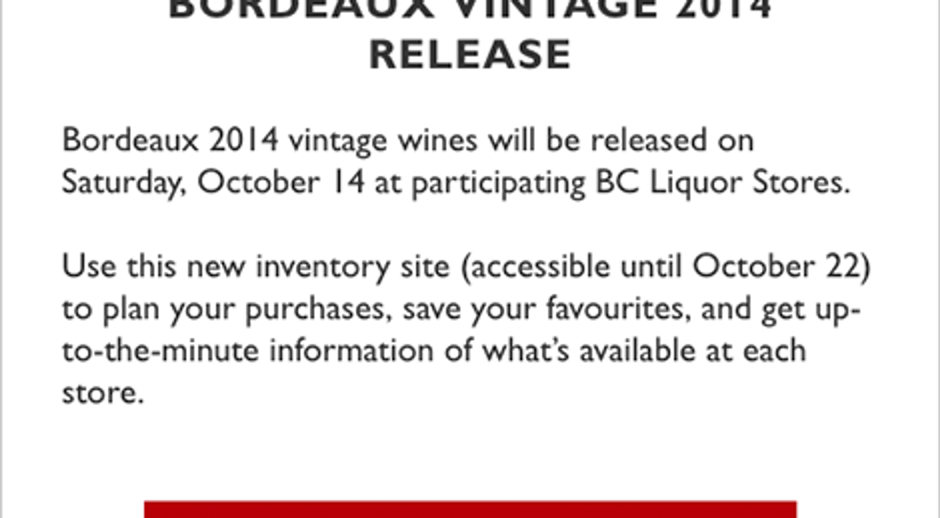 Bordeaux Release App