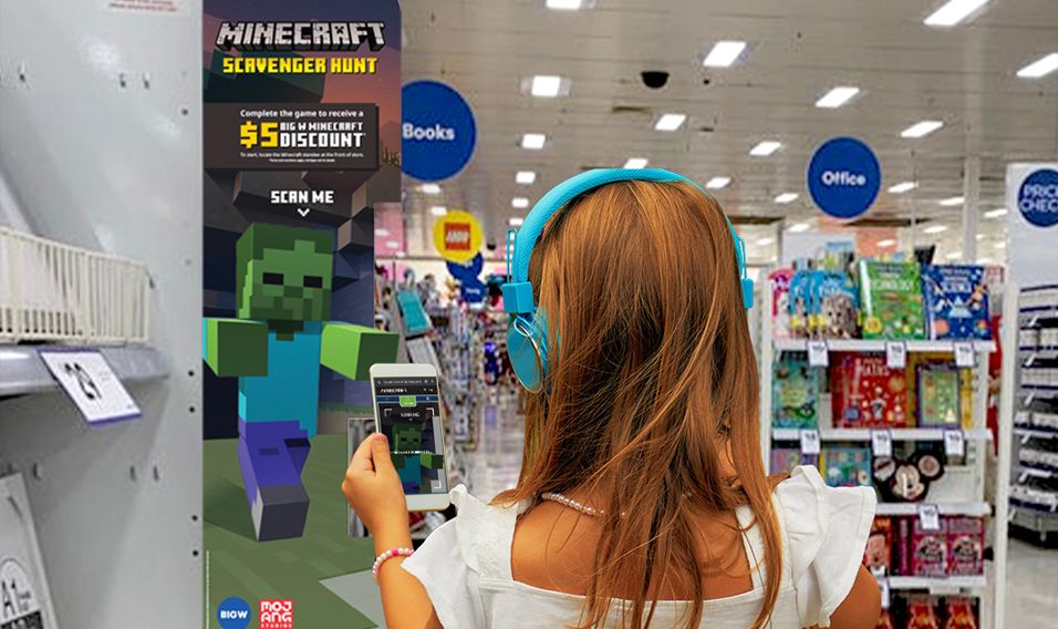 Microsoft Minecraft Scavenger Hunt Retail Activation