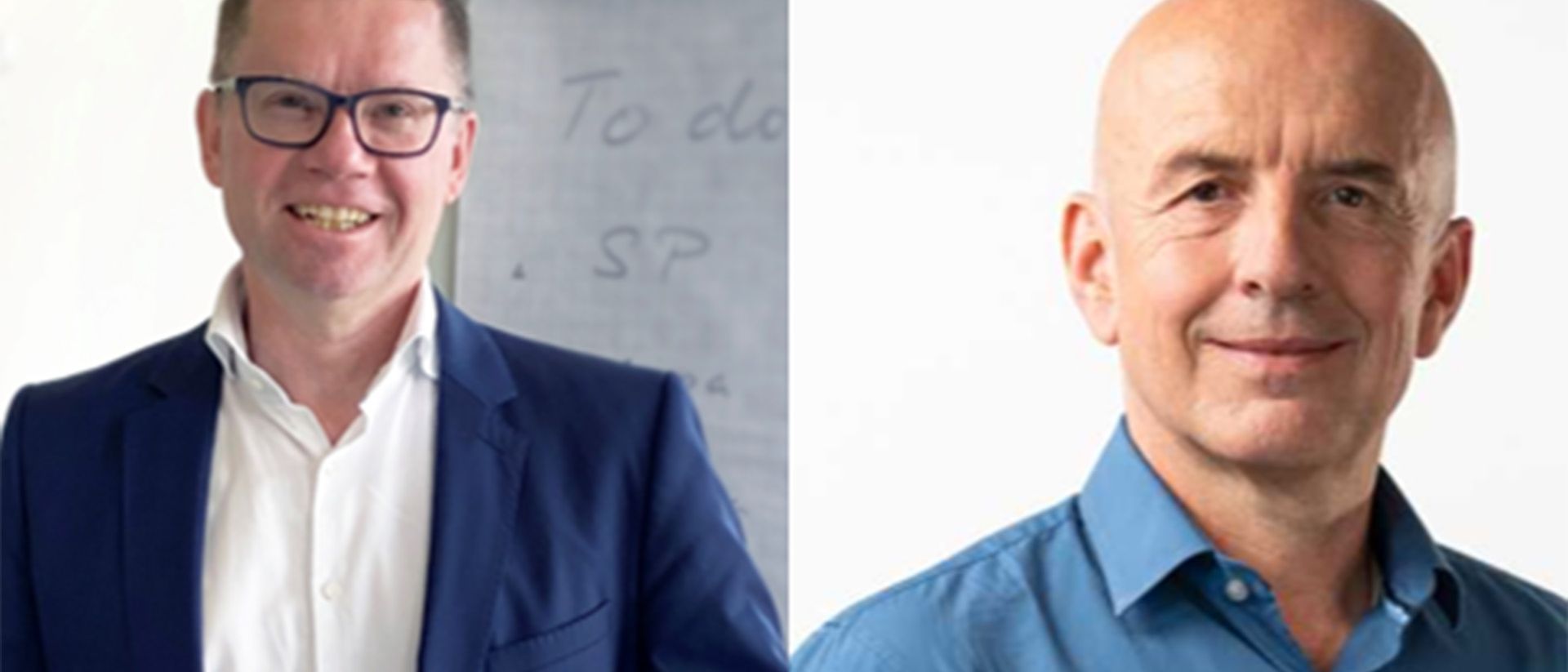 Portraits of Roland Heizmann and Stefan Luginbühl