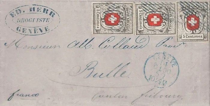 Brief von 1852. Wert: 400 000 Franken. Quelle: Joseph Hackmey.