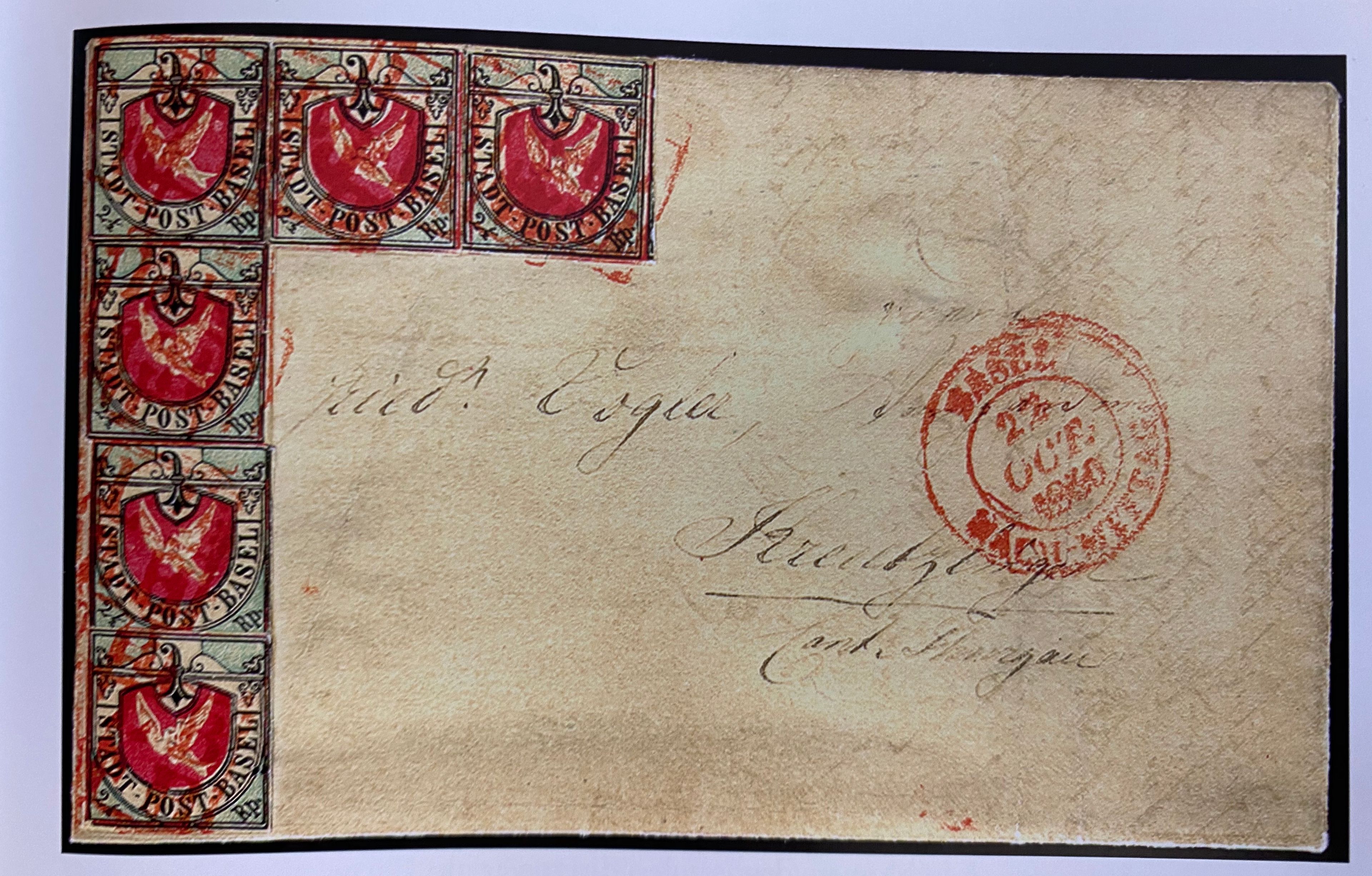 Lettre du 23 octobre. Valeur: plus d’un million de francs. Musée de la communication.