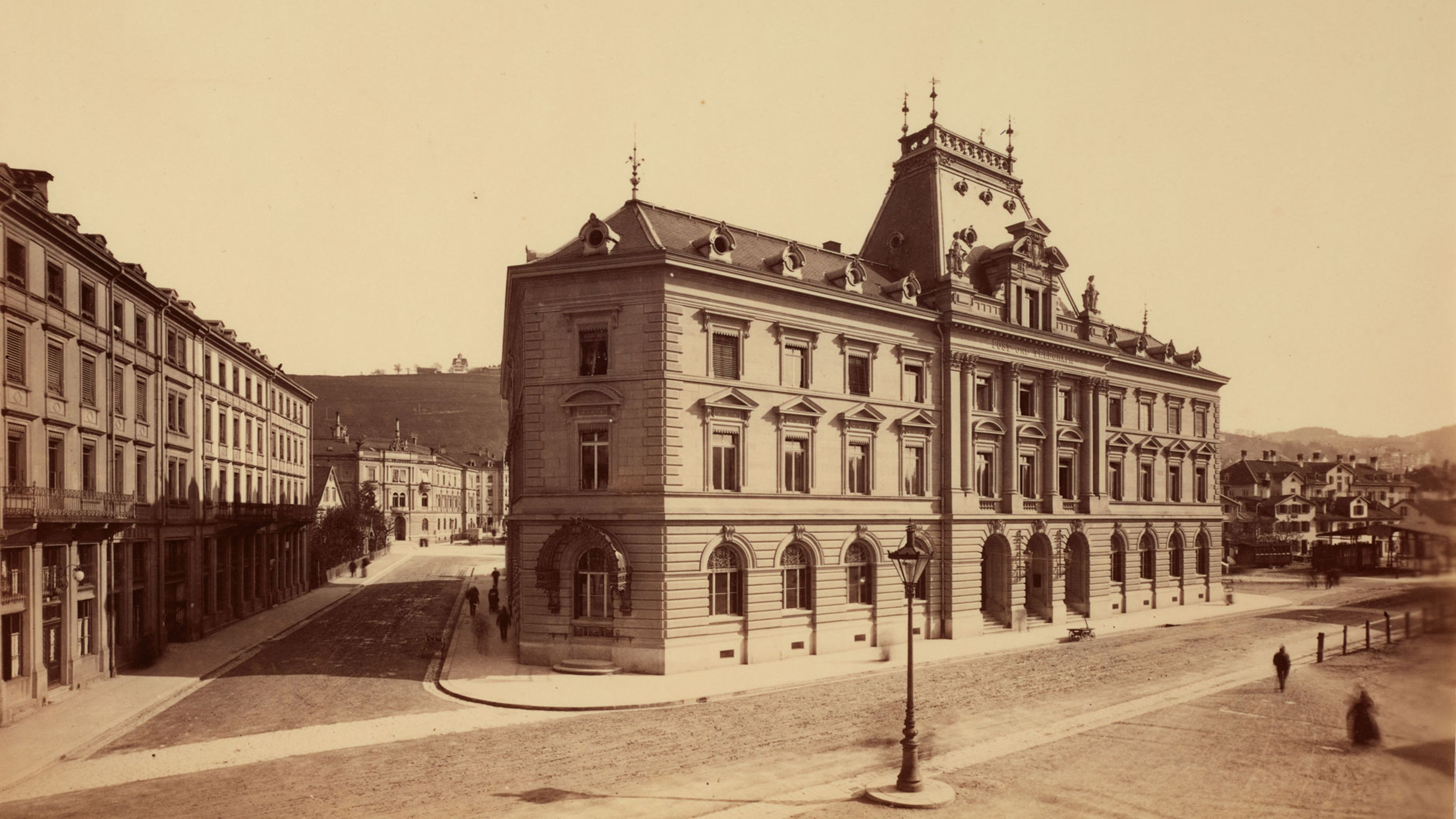 Hauptpost St. Gallen, 1887). What: Museum für Kommunikation