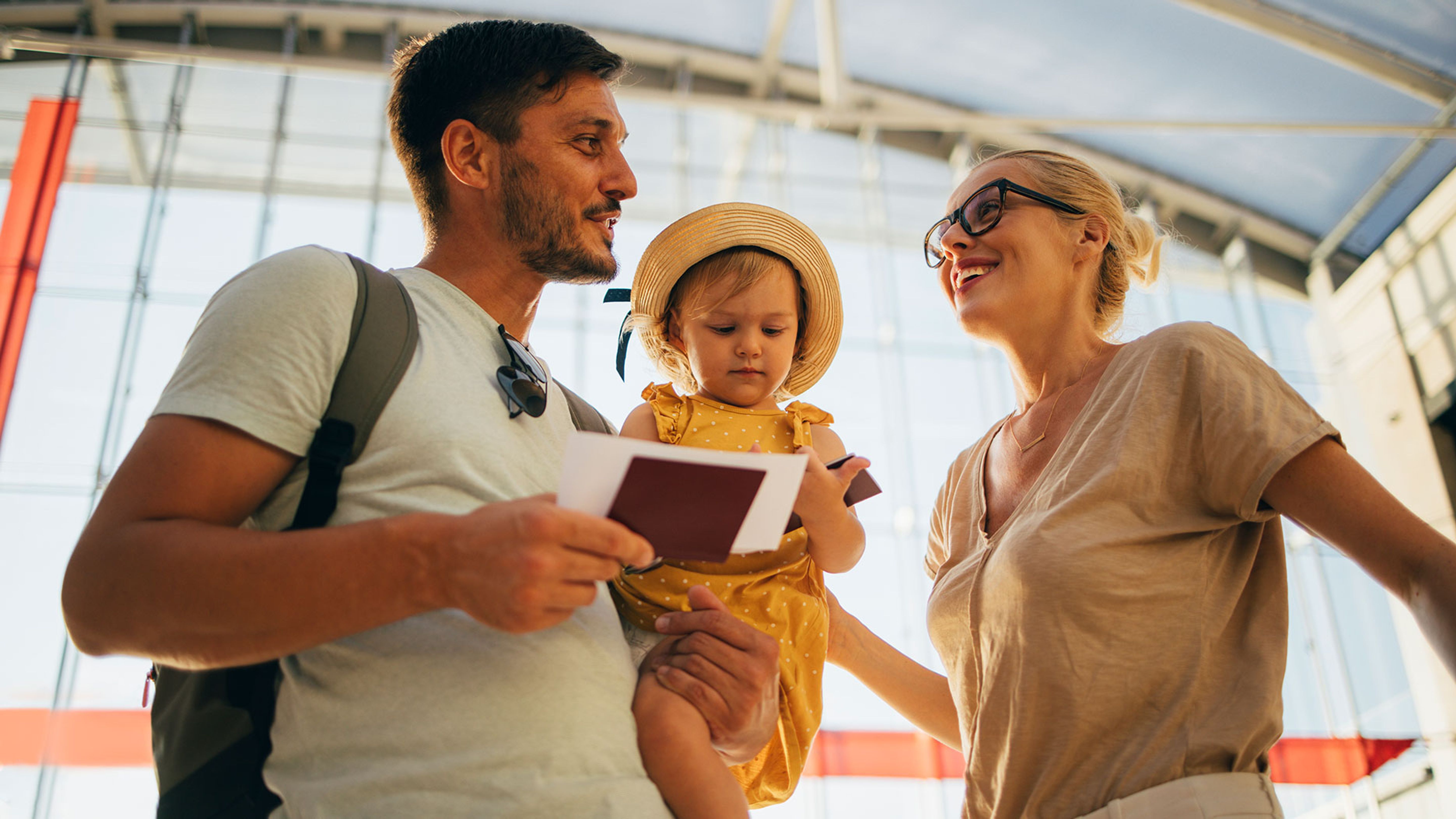 Family with a young child.
