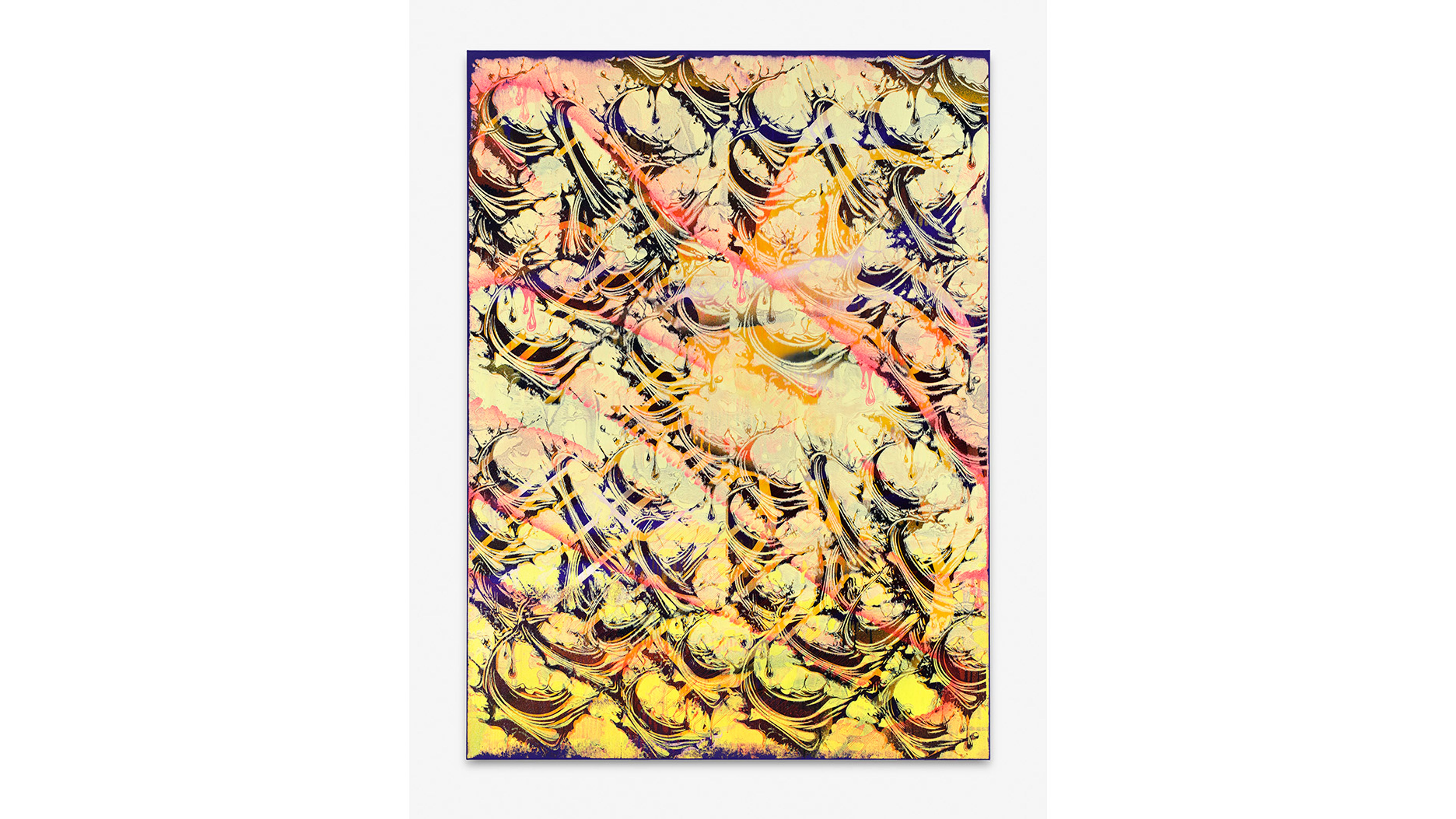 Gemälde Glitch_02, 2026, Mixed Media auf Leinwand, 230 x 170 cm