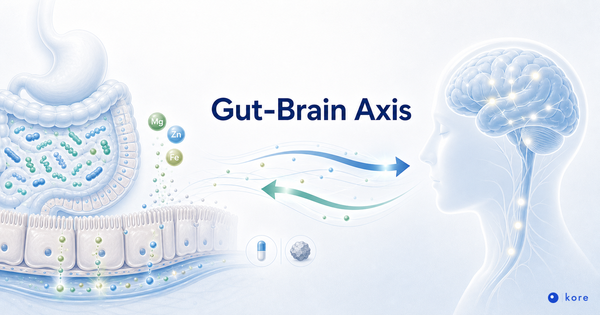 Gut-brain axis: tại sao hấp thụ vi chất phụ thuộc tiêu hóa