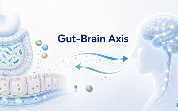 Gut-brain axis: tại sao hấp thụ vi chất phụ thuộc tiêu hóa
