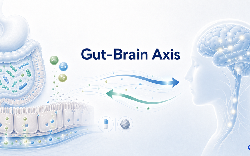 Gut-brain axis: tại sao hấp thụ vi chất phụ thuộc tiêu hóa