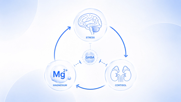 Cortisol, Magie và GABA: vòng lặp stress làm cạn vi chất trong cơ thể bạn