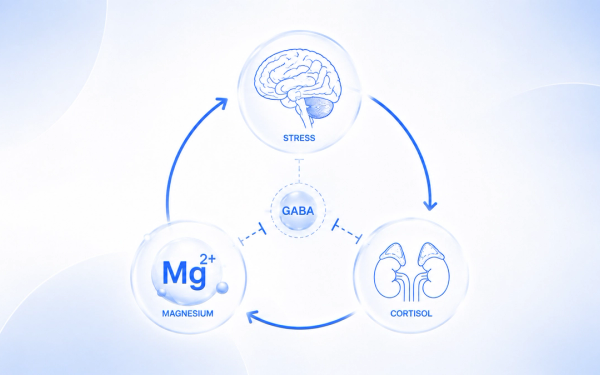 Cortisol, Magie và GABA: vòng lặp stress làm cạn vi chất trong cơ thể bạn