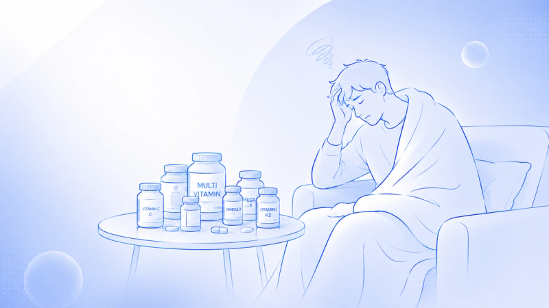Tôi uống Vitamin C mỗi sáng mà vẫn cứ ốm — sự thật về hệ miễn dịch mà ít ai nói thẳng