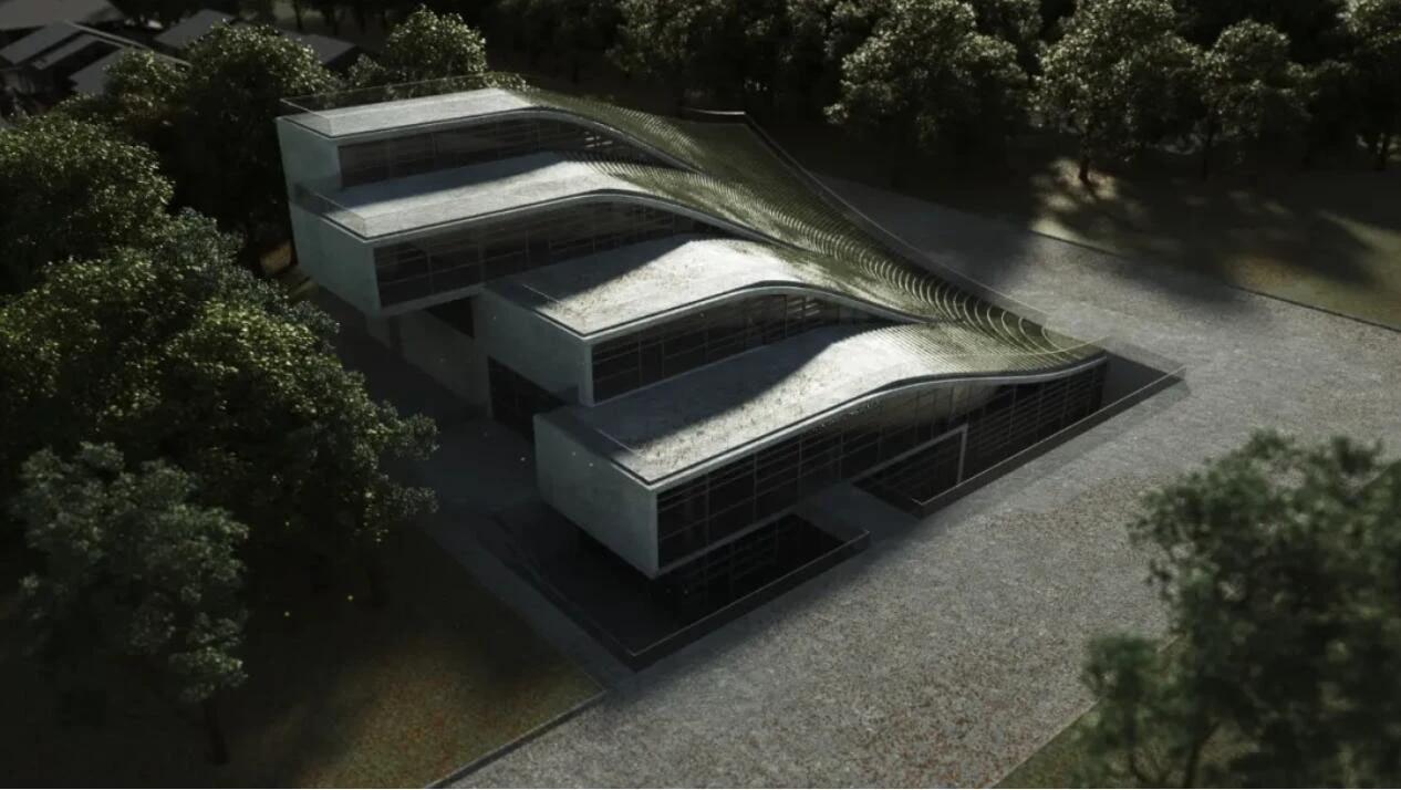 Parametric design, art center, architecture, museum