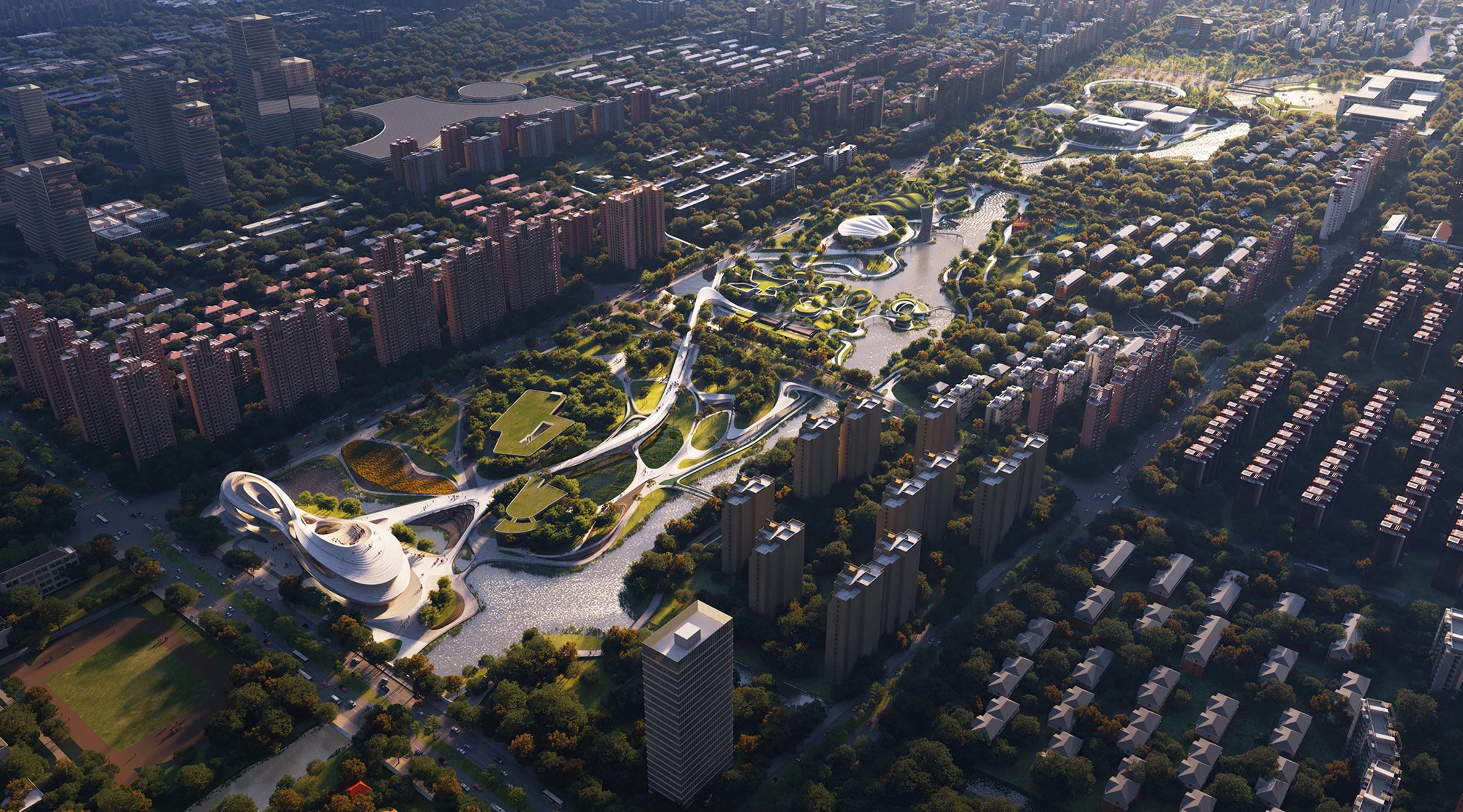 Linggongtang Culture and Sports Park concept image 03.