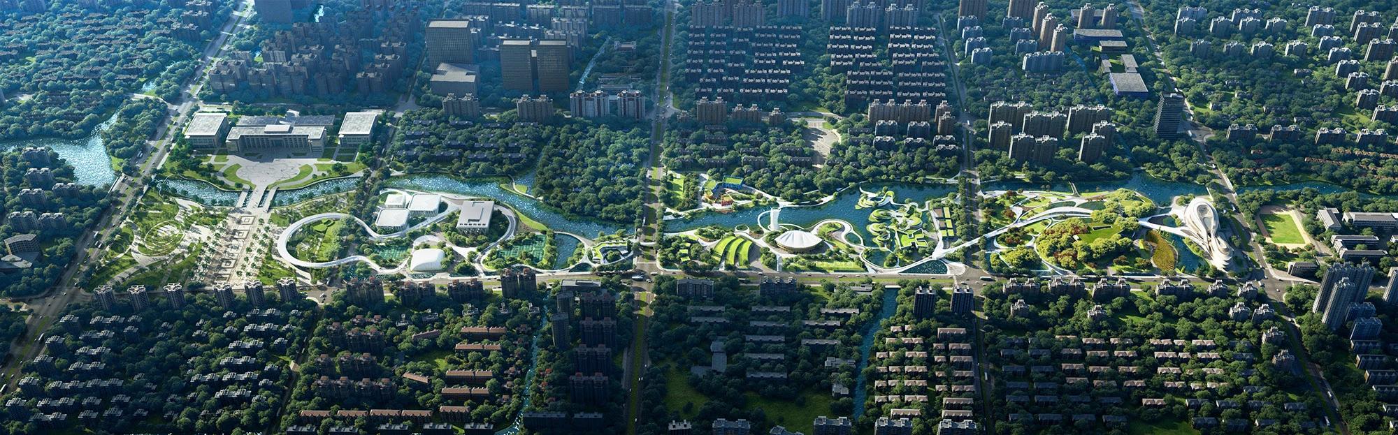 Linggongtang Culture and Sports Park concept image 04.