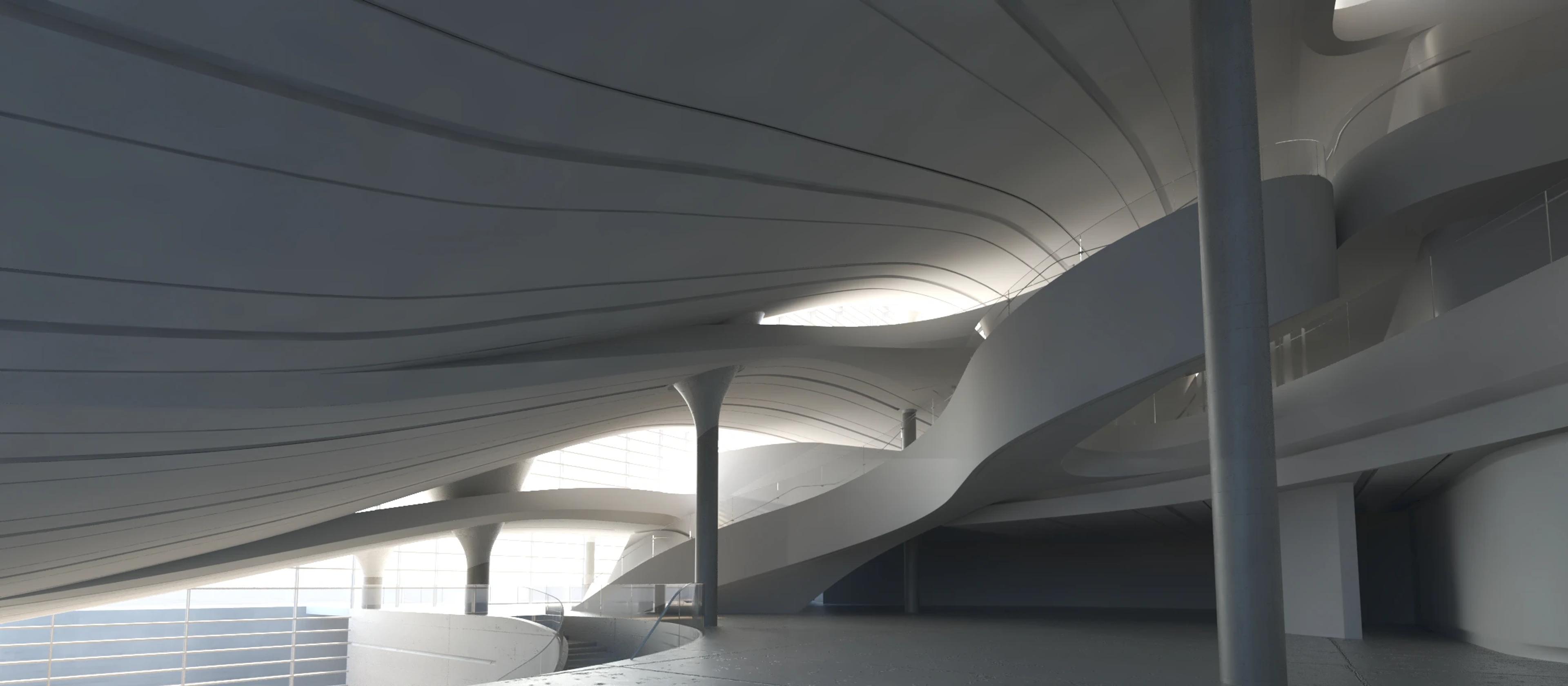 Parametric design, art center, architecture, museum