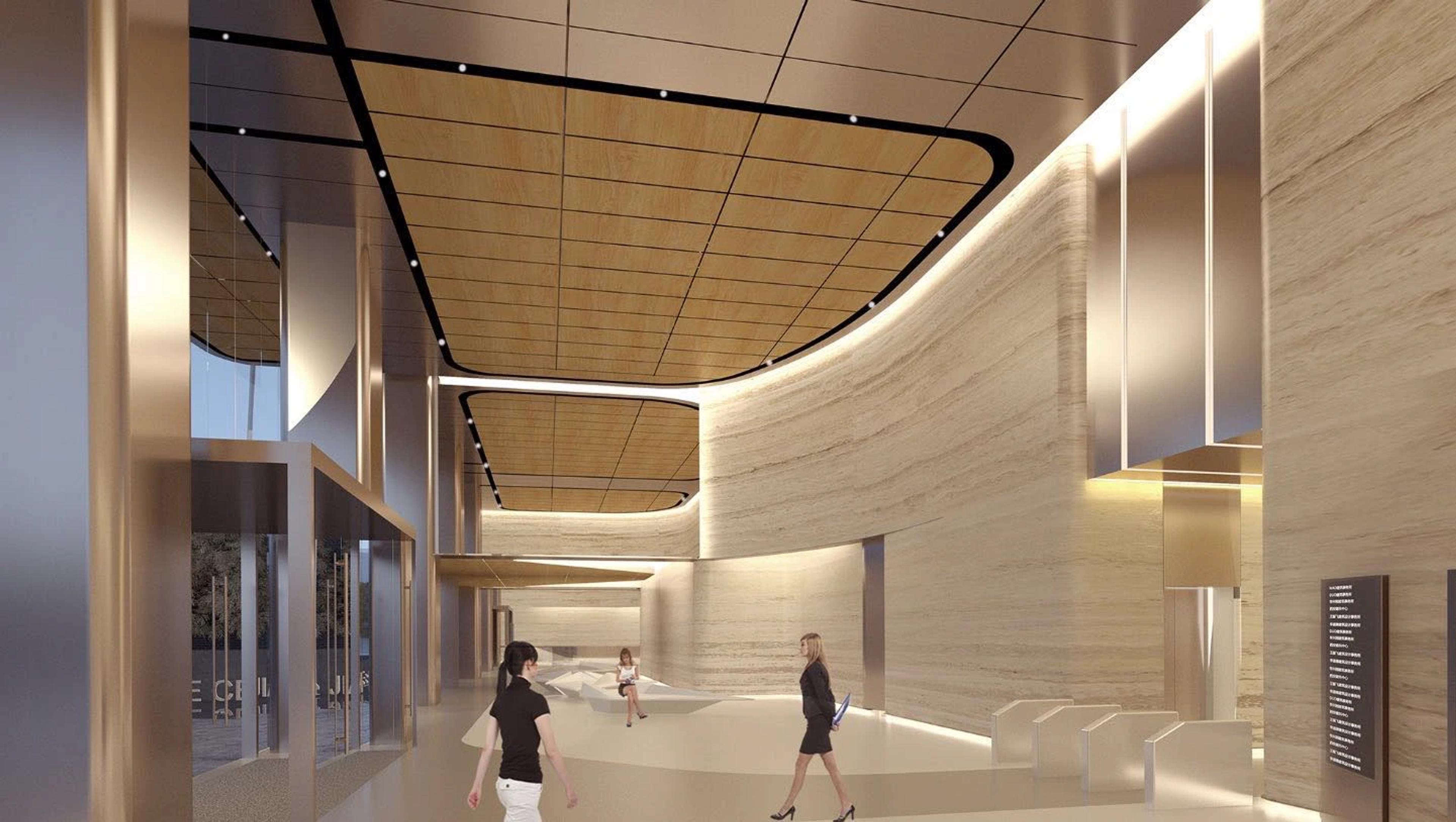 Perspective rendering.