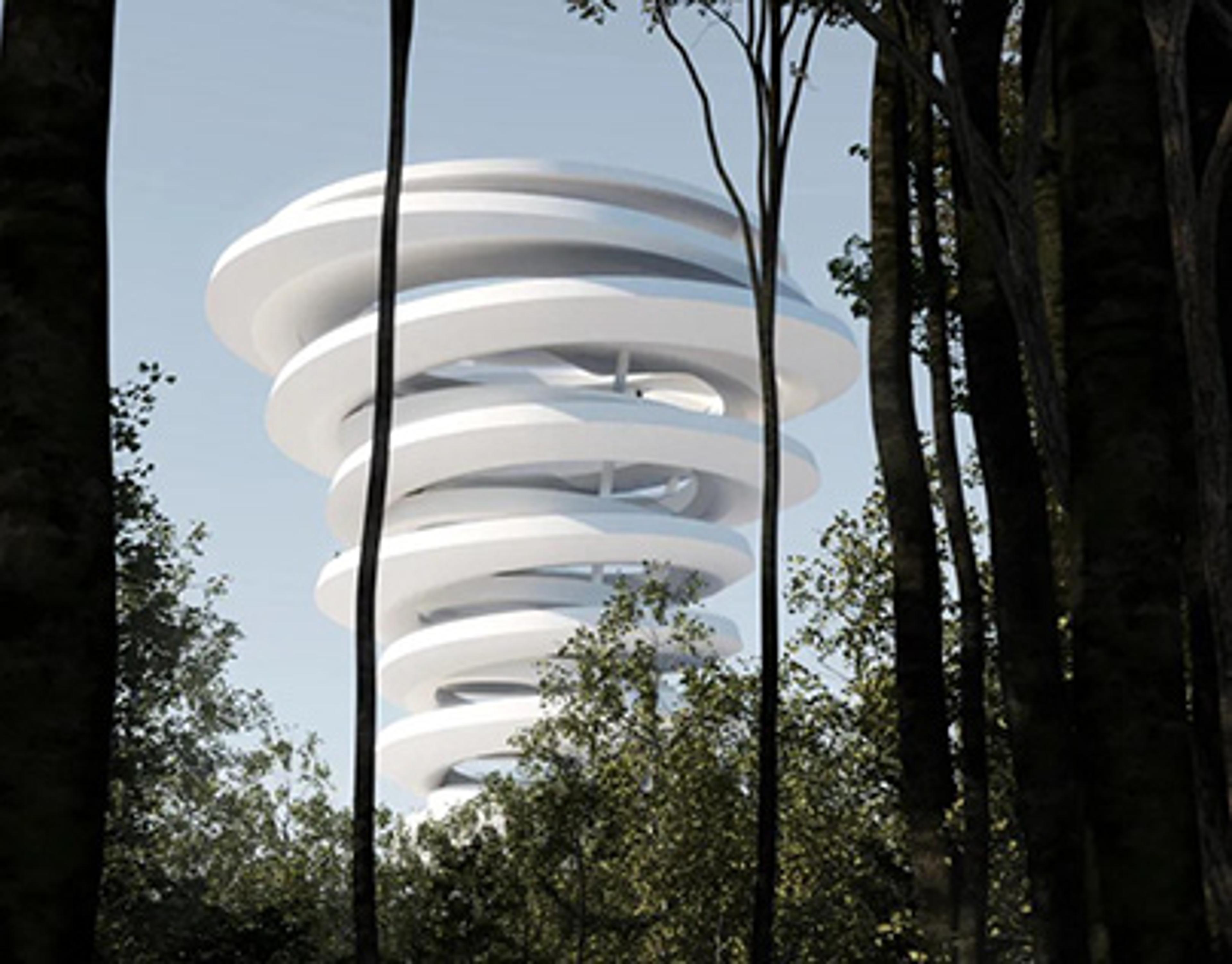 【Work】Floating Forest Landscape Tower / DUO Architecture