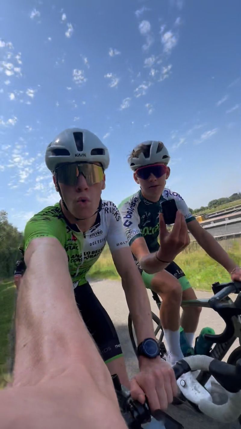 Foto uit de Instagram-feed van Matteo Declercq