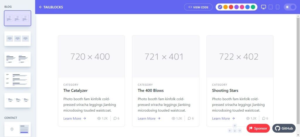 Free Tailwind CSS UI Kits, Templates and Resources  