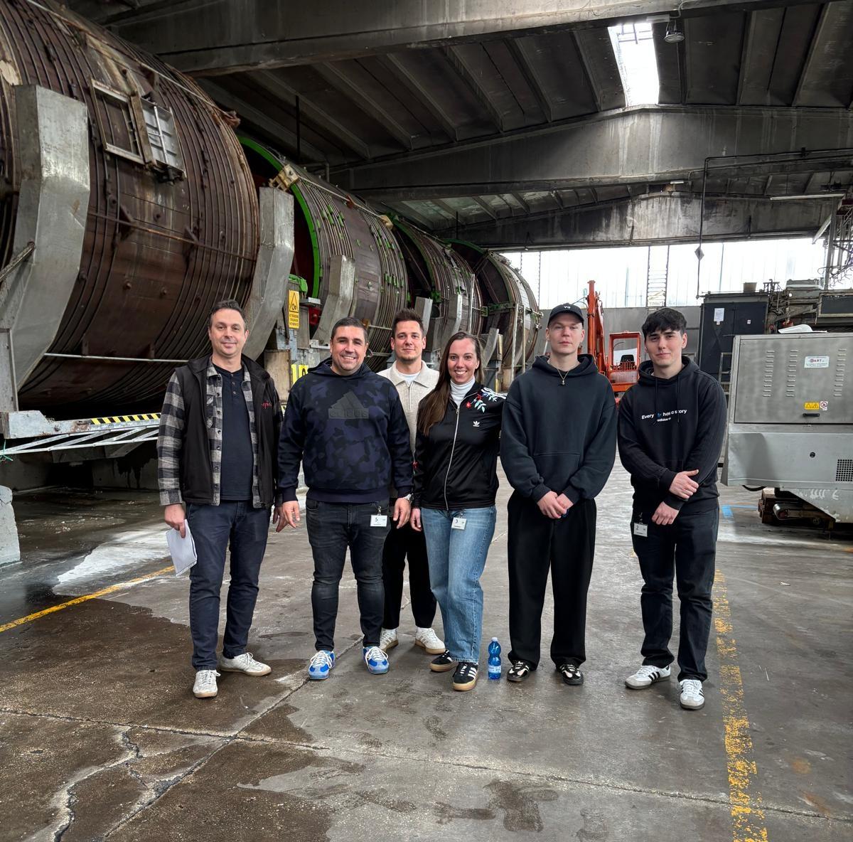 Klümpen CEO with adidas trainees