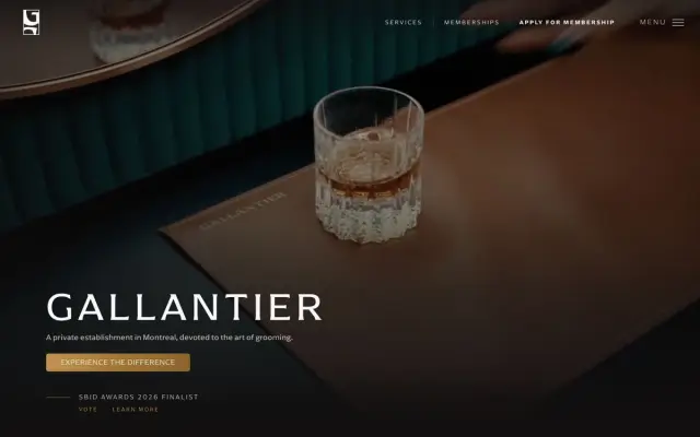 Gallantier, barbershop Montréal
