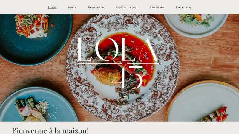 Lola 45, restaurant bistronomique à Saint-Sauveur