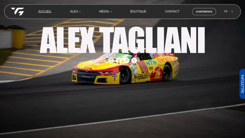 Alex Tagliani, pilote automobile