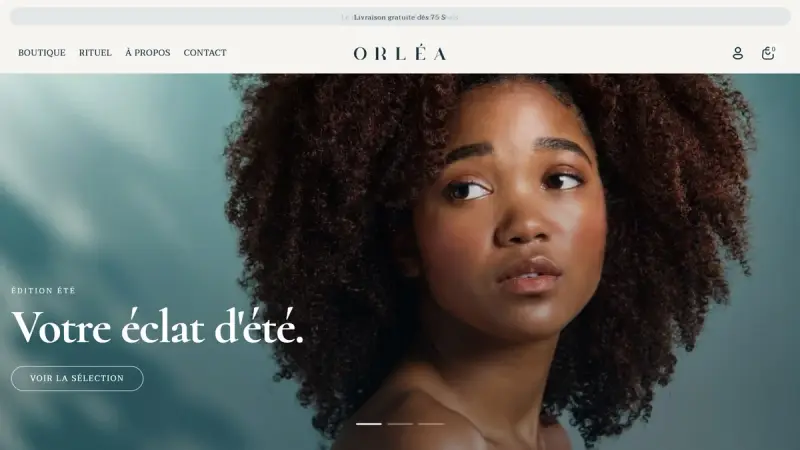 Orléa, boutique en ligne