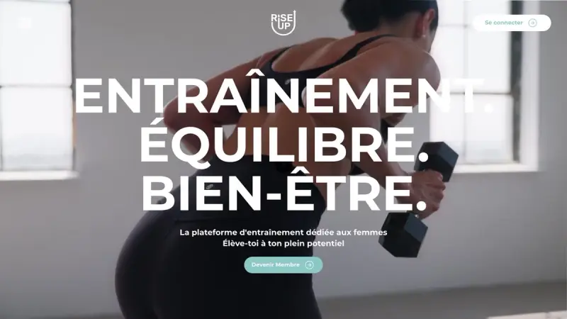 URiseUp, plateforme d'entraînement