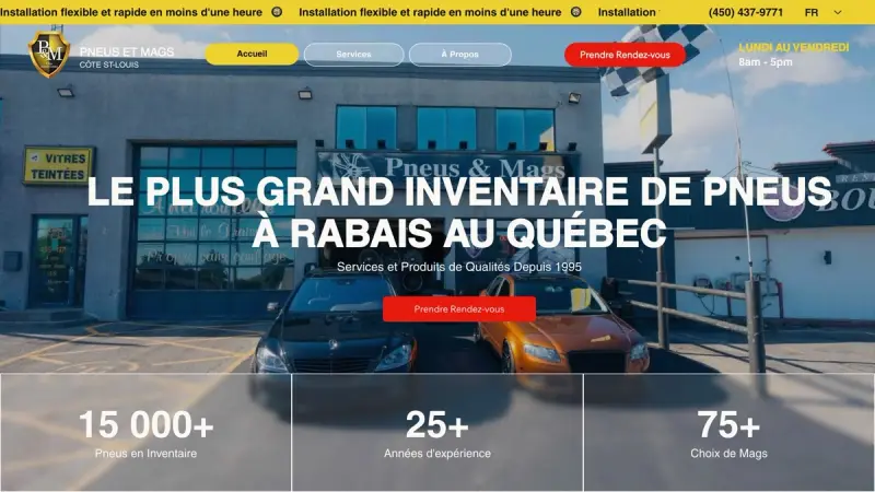 Pneus & Mags Côte Saint-Louis, Blainville