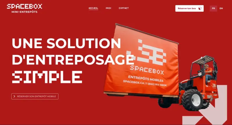 SpaceBox, entreposage mobile