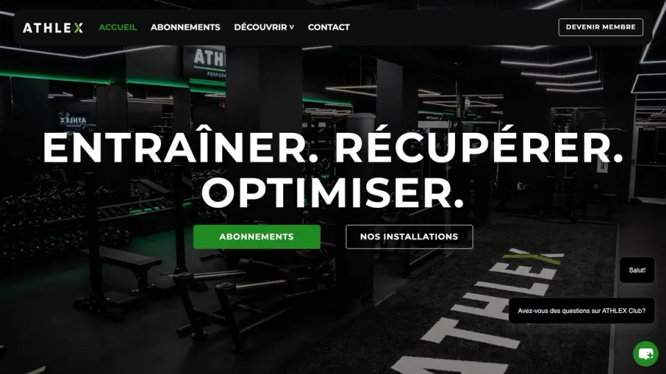 Athlex, gym haut de gamme