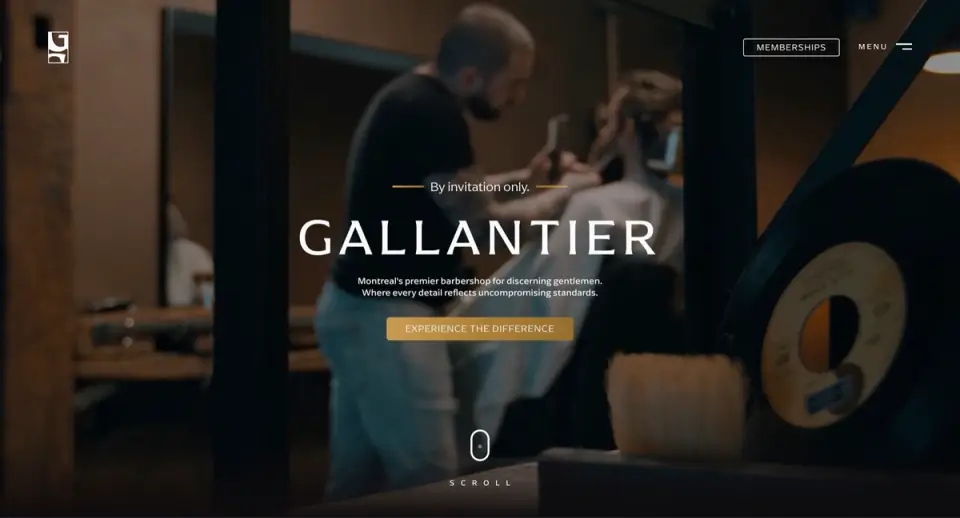 Gallantier, barbershop Montréal